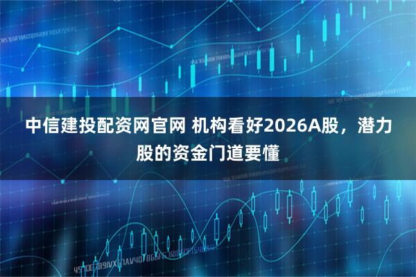 中信建投配资网官网 机构看好2026A股，潜力股的资金门道要懂